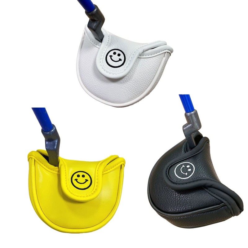 Golf Headcover Putter Cover Magnetic Closure for Mallet Center Shaft