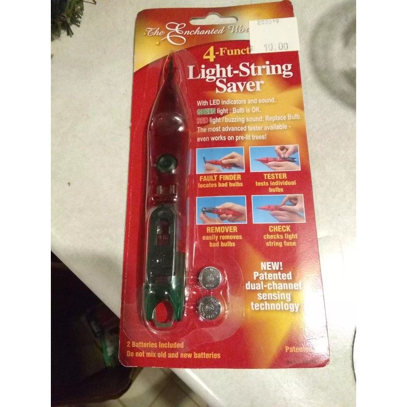 Capricorn Electronics Holiday Christmas Light and Fuse Tester with Sound