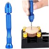 Gadpiparty 1set Precision Pin Vise Mini Drill Set with Swivel