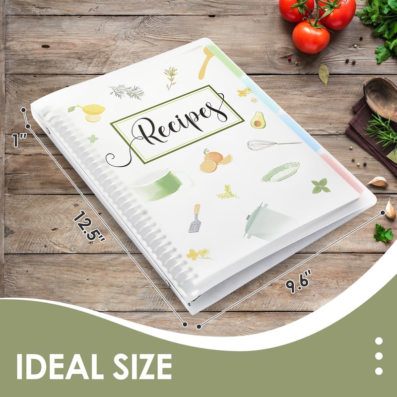 8.5" x 11" Recipe Book to Write in Your Own