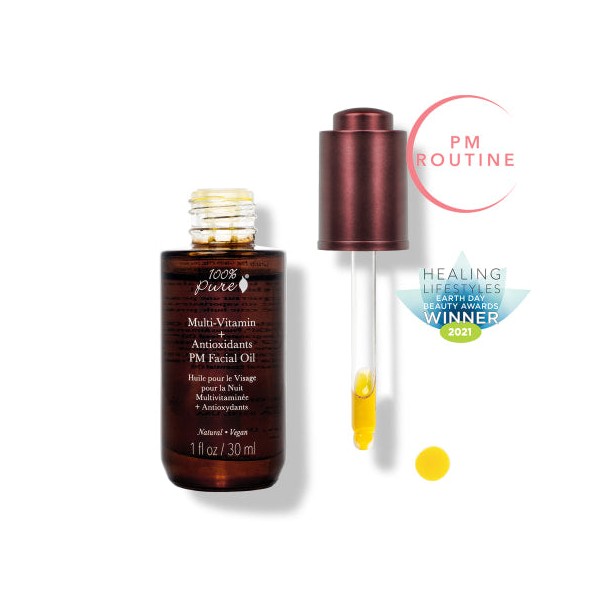 100PercentPure 100% Pure - Multi-Vitamin + Antioxidants PM Facial Oil