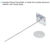 PATIKIL 4 Inch Perforated Insulation Pins with Round Washers, 50