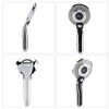 LED Shower Head Bathroom Hand Held 3-Color Temperature Control Color