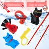 Nuanchu 6 Pairs Training Chopsticks for Beginners, Cute Tableware Reusable