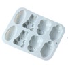 AIBOYA 8 Cavity Corn Pig Silicone Candy Molds For Chocolate