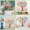 Pastel Classroom Tree Bulletin Board Set with 3D Paper Fans