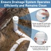 3“ PVC Sewer Cleanout Adapter with Plug - Efficient Drainage