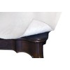 Gourmet Pro Round CTS Table Pad, Peva, 70-Inch, White