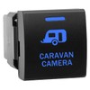 12V 3A ON/Off Push Button Switch Caravan Camera for Toyota