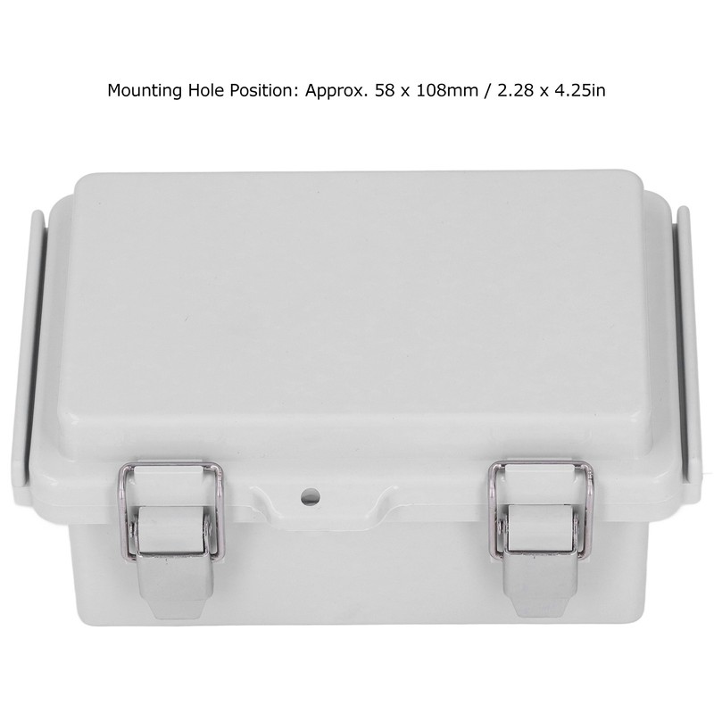 Junction Box ABS Waterproof Power Enclosure Electrical Connection Case for