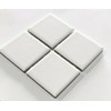 2" x 2" Essential White Matte Finish Ceramic Mosaic Tile