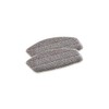 Leifheit 11911 CleanTenso Steam Broom Replacement Cover, pack 2, Grey