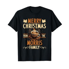 Morris Family Christmas Costume Hot Chocolate Matching Party T-Shirt