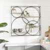 Deco 79 Metal Geometric Wall Shelf, 32" x 7" x