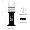 PAYA TOOLS Universal Bi-Metal 1-1/4" 90° Reach Oscillating Saw Blades,Power