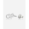 Laimons Women's Stud Earrings Girls Jewellery Lizard Salamander Shiny Sterling