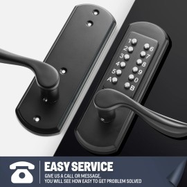 Bravex Mechanical Smart Door Lock Keyless Entry Door Security Privacy Code KeyPad USA - Right Handle