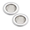 sourcing map 2 Pcs Kitchen Sink Garbage Strainer 2"(55mm) Stainless