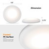 RVsmattly 8 Pack DC12V RV Interior Lights,4.5in Led Puck Light,Surface