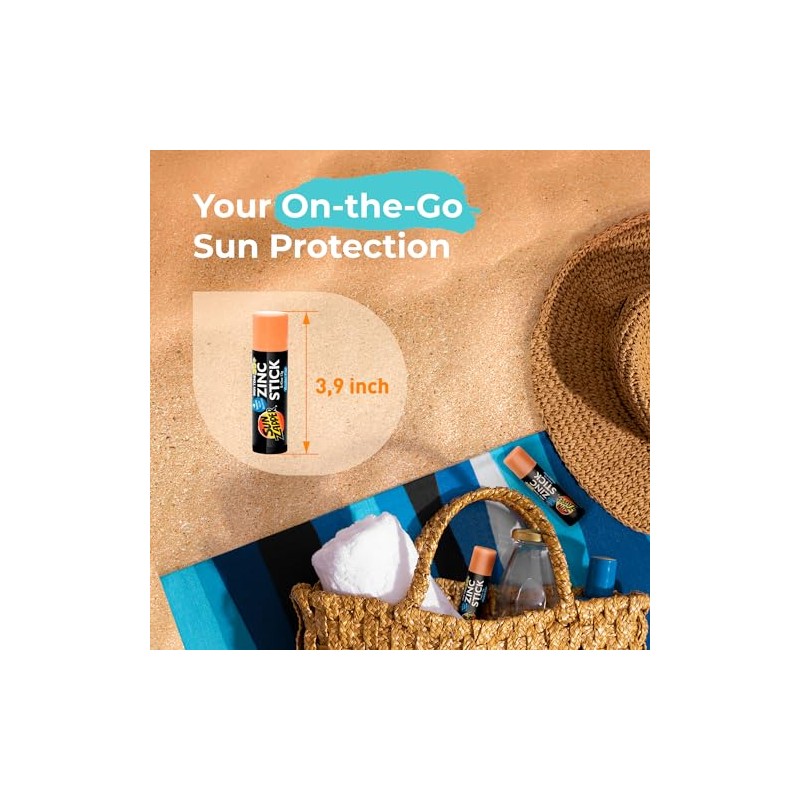 Sun Zapper Zinc Stick "Light skin tone" SPF 50+ |