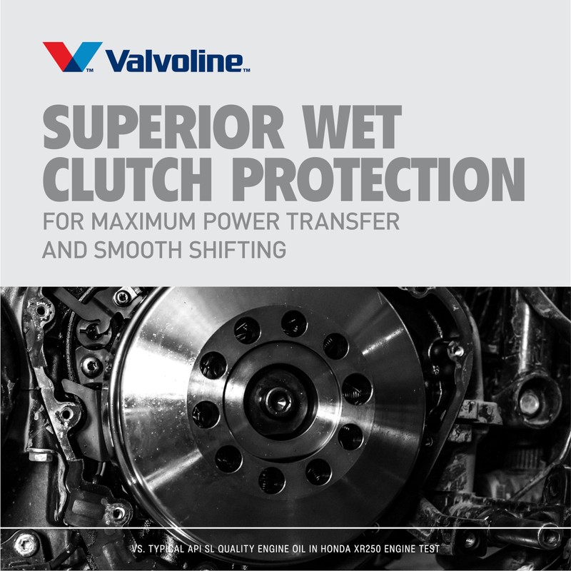 Valvoline 4-Stroke Motorcycle SAE 20W-50 Motor Oil 1 QT, Case
