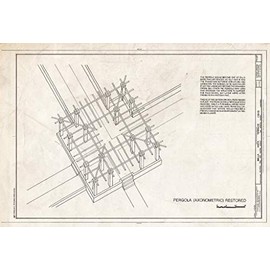 Historic Pictoric : Blueprint HABS Cal,19-SIMA,1- (Sheet 7 of 9) - Bella Vista Terrace, Mountain Trail & Alegria Avenue, Sierra Madre, Los Angeles County, CA 12in x 08in