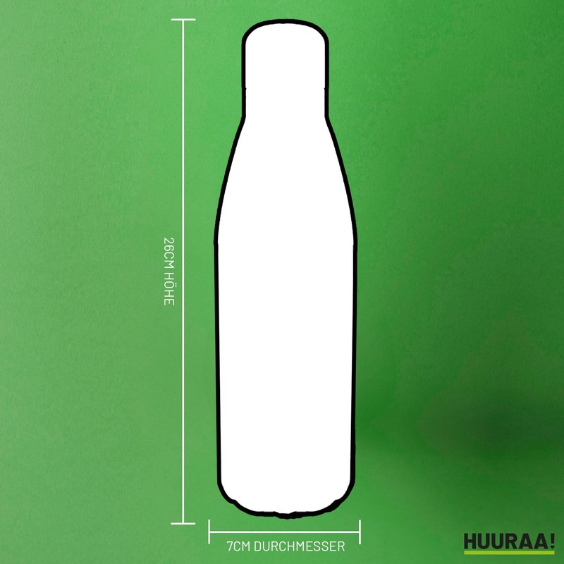 Huuraa Stainless Steel Drinking Bottle Penguin Comic Gift 500 ml