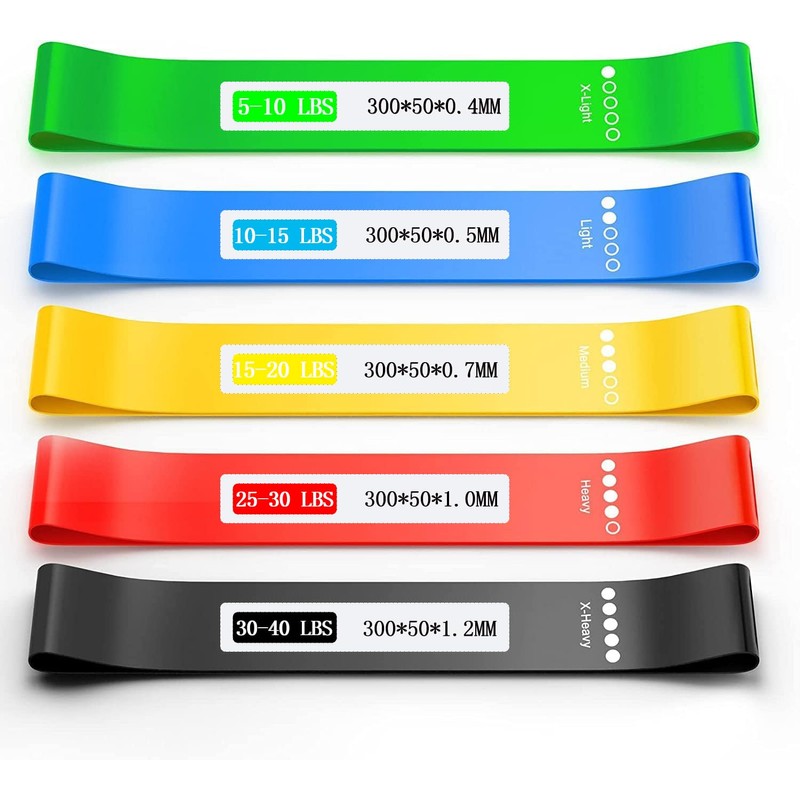 LIDENKORS Exercise Bands, Resistance Bands for Exercise, Fitness Bands with