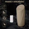 Car Trash Can Bin with Lid - 2 Packs Car