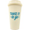 Coffeehouse Take It To Go with Lids Reusable Plastic Travel