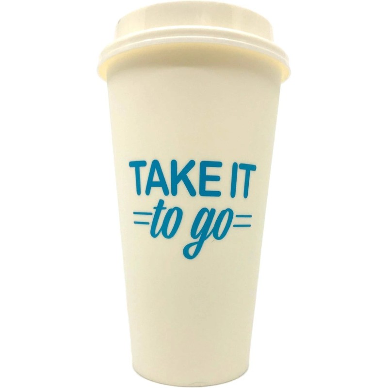 Coffeehouse Take It To Go with Lids Reusable Plastic Travel