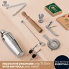Mixology Bartender Kit with Stand | Home Bar Set with