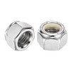 sourcing map 5Pcs 1"-8 Nylon Insert Hex Lock Nuts, 304