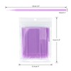 G2PLUS 200PCS Micro Applicators Brushes, Light Purple Disposable Micro Applicators,