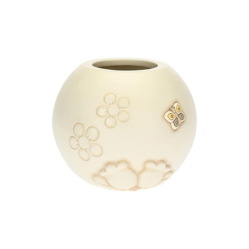 THUN - Decorative vase with butterfly and flowers - Elegance