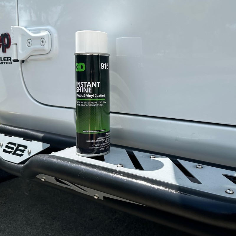 3D Instant Shine Back to Black Exterior Spray Dressing -