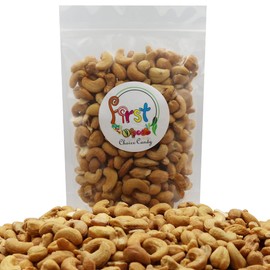 FirstChoiceCandy Roasted & Salted Whole Cashews 2 Pound