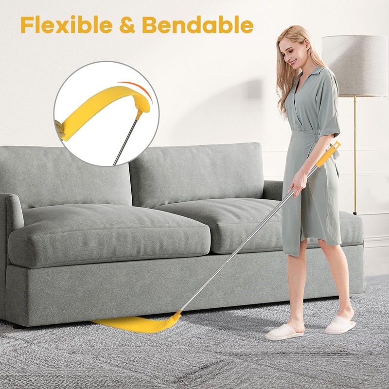 Retractable Gap Dust Cleaner Brush with Long Handle 30 to