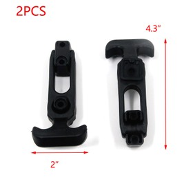 T Tulead 2PCS Boat Hatch Latches T Handle Latch Rubber Cooler Latch Tool Strap Hood Machine Draw Latches 4.3" x 2"