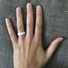 AERA Womens Silicone Wedding Band - Thin, Breathable, Classic Design