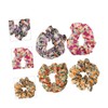 Healvian 4pcs Elegant Retro Floral Hair Tie Women Hair Accessories