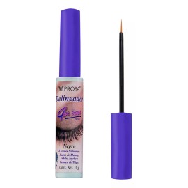 Prosa Delineador Liquido De Ojos Brocha 4 En 1 Negro Prosa 10 Gr