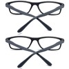RaoOG Reading Glasses for Men/Women with Spring hinges 1.50 Lightweight