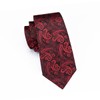 Hi-Tie Men's Solid Colour Tie Handkerchief Wedding Party Classic Tie