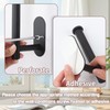 Yagoo 2 Pcs Adhesive Curtain Holdbacks，Screw-in Curtain Tie Backs Curtain