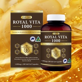 Sinicare Active Royal Vita 1000 Vitamin E 180 Capsules 1ea / 시니케어 액티브 로얄비타 1000 비타민E 180캡슐 1개