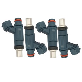 JESBEN EAT286 4pcs Fuel Injector 10 Holes Replacement for Kawasaki Ninja ZX-14 ZX-10R 2006-2007 KFX450R 2008-2014 KX450F 2009-2015 49033-0010