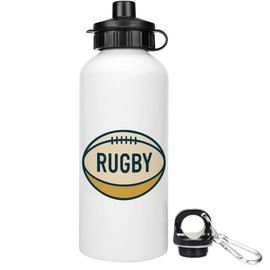Azeeda 600ml 'Rugby Ball Sport' Reusable Water/Drinks Bottle (WT00087786)