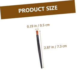 Vaguelly 100pcs Travel Makeup Brush Mini Lipstick Applicator Black Aluminum Tube Lip Brush Portable Lipstick Mini for Women