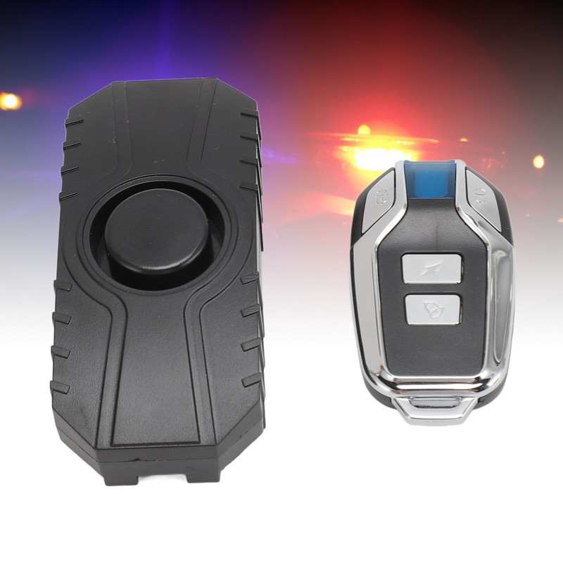 Bike Alarm with Remote Control 113dB Super Loud Vibration Motion
